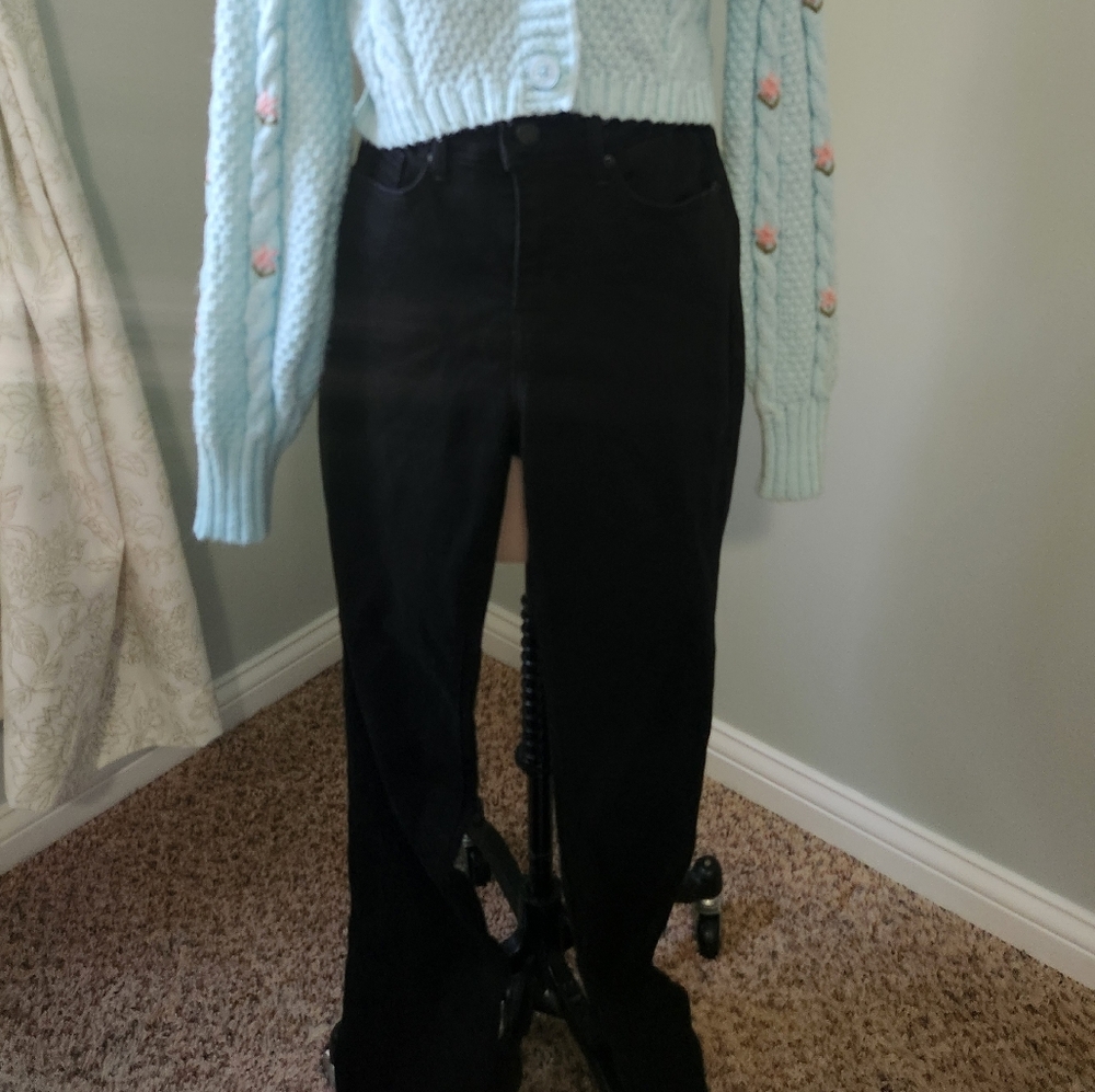 Black Chino Style Pants